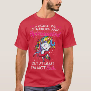 Ich könnte stur und optimistisch sein, Einhorn Fun T-Shirt