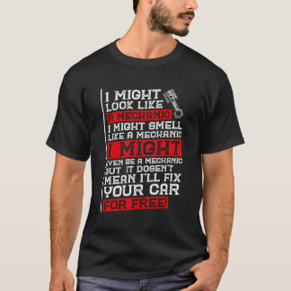Ich könnte wie ein mechanischer, sonniger Wagen au T-Shirt