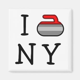 Ich kräusele NY Magnet