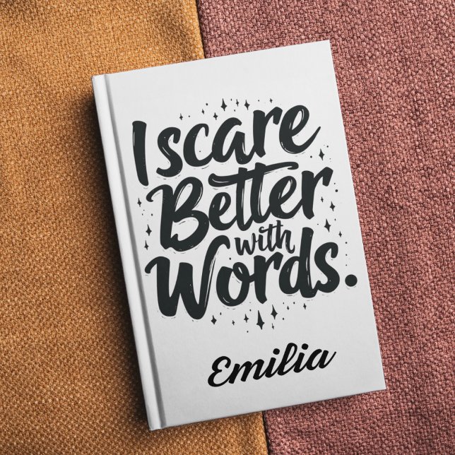 Ich kümmere mich besser um Worte Individuelle Name Notizbuch (Von Creator hochgeladen)