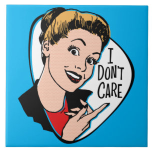 Ich kümmere mich nicht um die Keramik Fliese