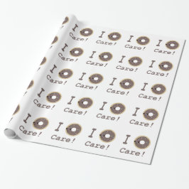 Ich kümmere mich nicht um Schokolade! Geschenkpapier