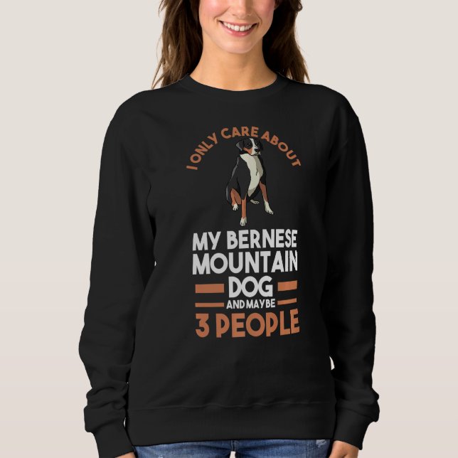 Ich kümmere mich nur um meinen Berner Sweatshirt (Vorderseite)