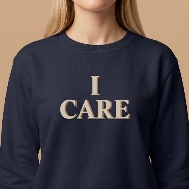 ICH KÜMMERE MICH SWEATSHIRT (Von Creator hochgeladen)