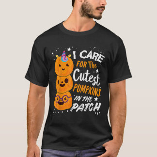 Ich kümmere mich um die Niedlichsten Pumpkins in d T-Shirt