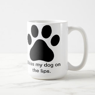 Ich küsse meine HundeTasse Tasse