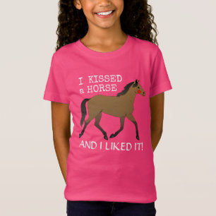 "Ich küsste ein Pferd und mochte es" mit Pony T-Shirt