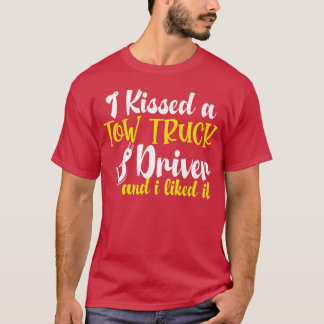 Ich küsste einen Abschleppwagenfahrer 70er 80er Ju T-Shirt