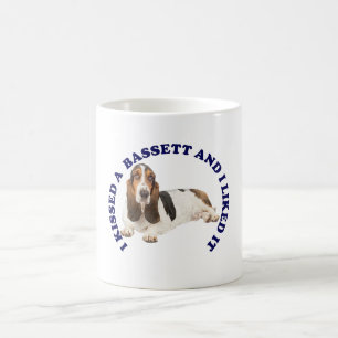 Ich küsste einen Basset Hound Kaffeetasse