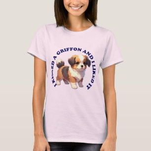 Ich küsste einen Brüssel-Griffon-Welpen T-Shirt