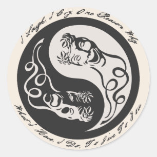 Ich lache, ich wry runder aufkleber