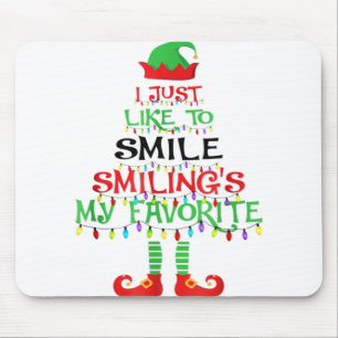 Ich lächle einfach gerne lächelnd mein Lieblingsfe Mousepad