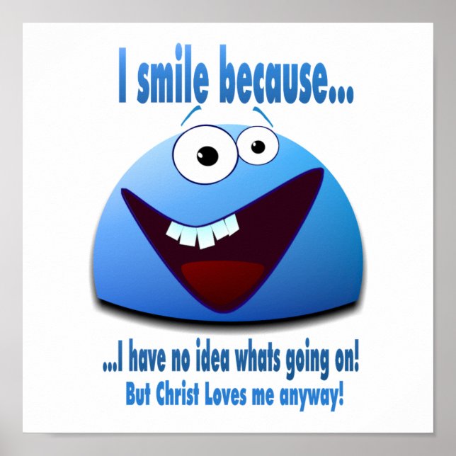 Ich lächle, weil...V2 Poster (Vorne)