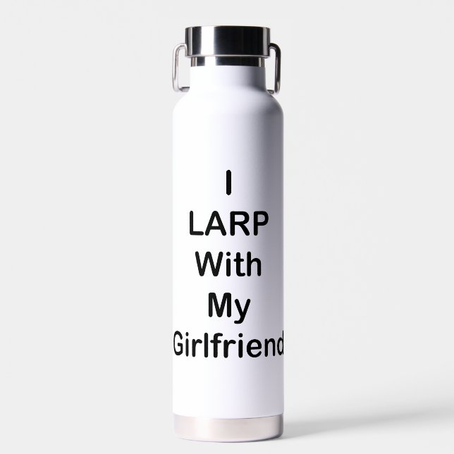 Ich lARP mit meiner Freundin Trinkflasche (Vorne)