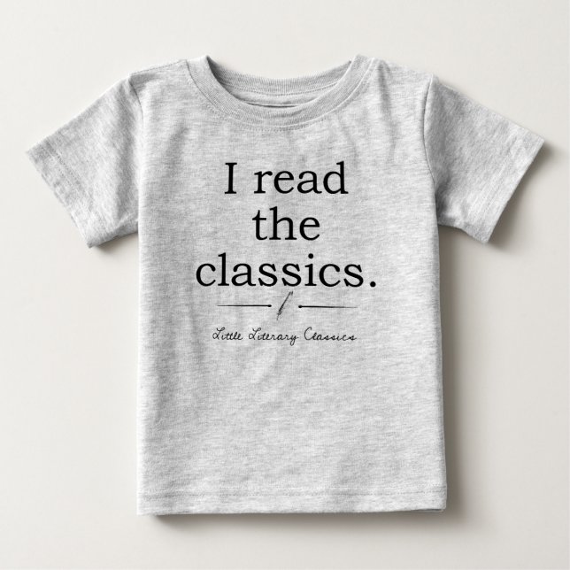 Ich las das klassische Kinderlogo Shirt (Vorderseite)