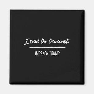Ich las die Niederschrift Verurteile Trump Antitru Magnet