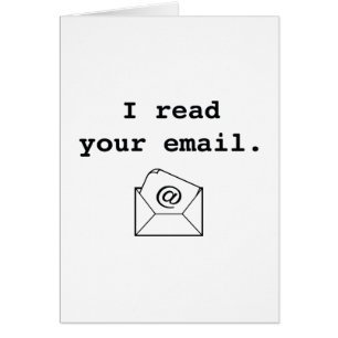 Ich las Ihre E-Mail