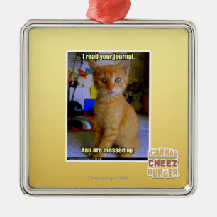 Ich las Ihre Zeitschrift Ornament Aus Metall