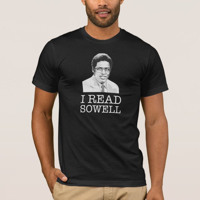Ich las Liberalist Thomas Sowell T - Shirt (Vorderseite)