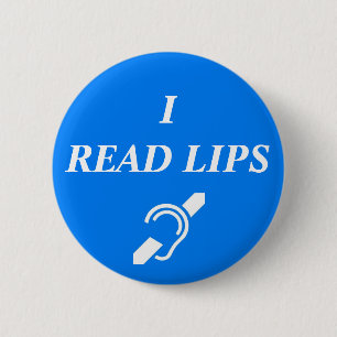 ICH LAS LIPPEN BUTTON