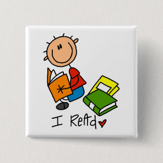 Ich las T-Shirts und Geschenke Button