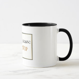 Ich las, weil ich Tasse nicht stoppen kann