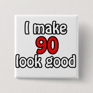 Ich lasse 90 gut aussehen button