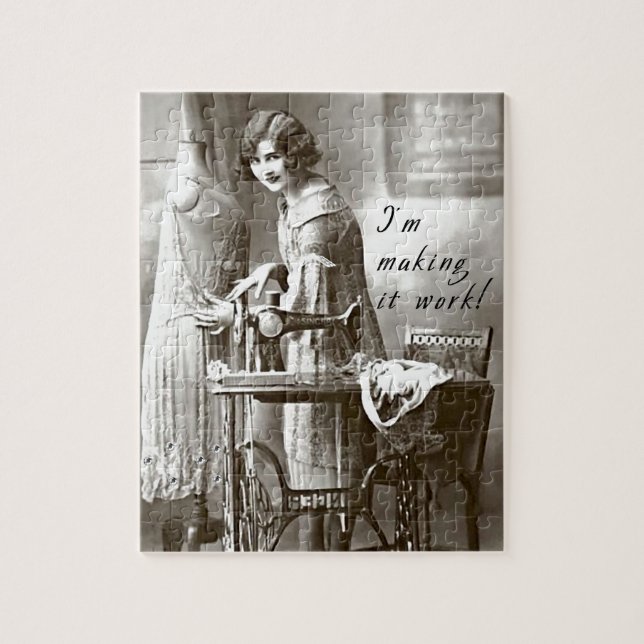 Ich lasse es arbeiten puzzle (Vertikal)