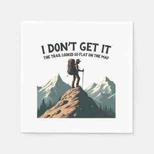 Ich lasse es nicht, dass der Weg so flach zum Wand Serviette