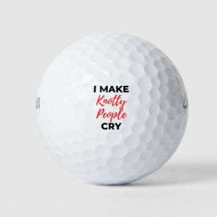Ich lasse Knotty Leute weinen 2 Golfball