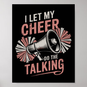 Ich lasse meinen Jubel für sich sprechen Lustiger Poster