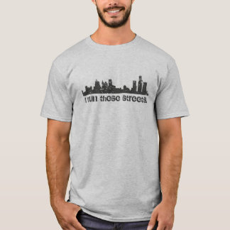 Ich lasse Skyline dieser Straßen-(Detroit) laufen T-Shirt