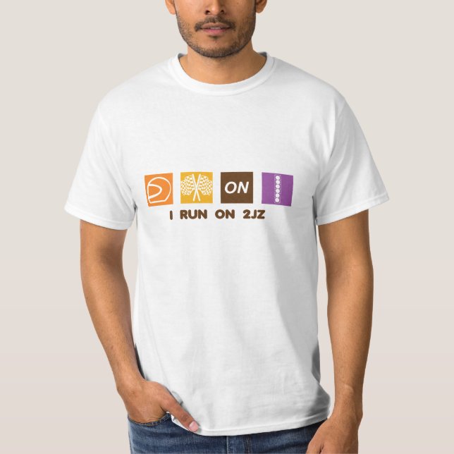 Ich laufe auf 2JZ T-Shirt (Vorderseite)