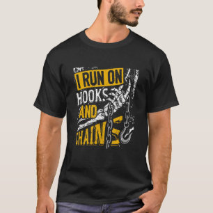 Ich laufe auf Haken und Ketten Abschleppwagenfahre T-Shirt