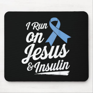 Ich Laufe Auf Jesus Insulin Diabetes Gebet Glaube Mousepad