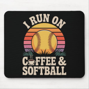 Ich laufe auf Kaffee und Softll Mousepad