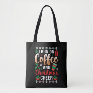 Ich laufe auf Kaffee und Weihnachts-Chef