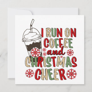 Ich laufe auf Kaffee und Weihnachts-Chef