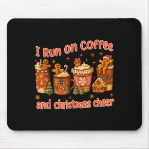 Ich Laufe Auf Kaffee Und Weihnachtsstimmung Lebkuc Mousepad