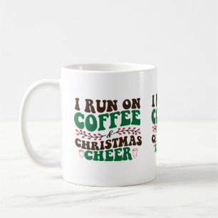 Ich laufe auf Kaffee & Weihnachten, Weihnachten un Kaffeetasse