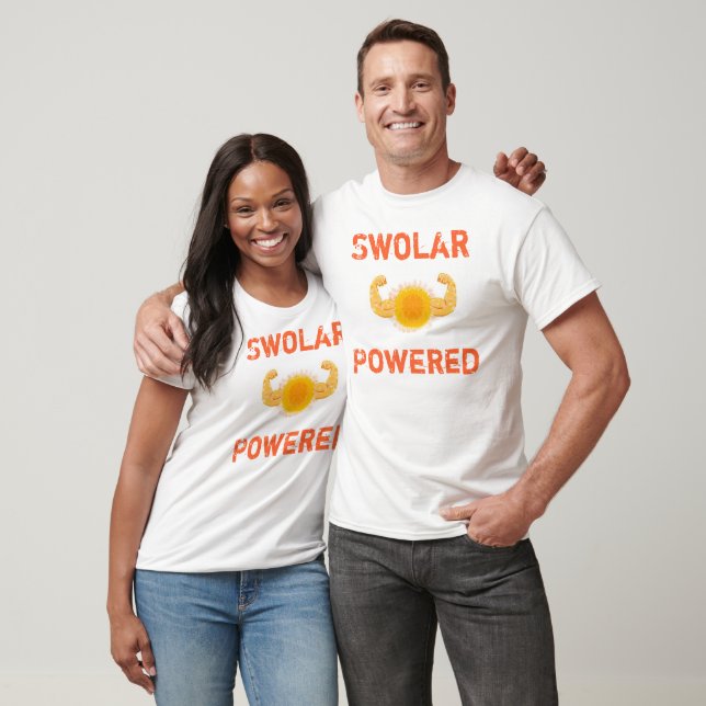 Ich laufe auf Swolar-Power in Shirt (Unisex)