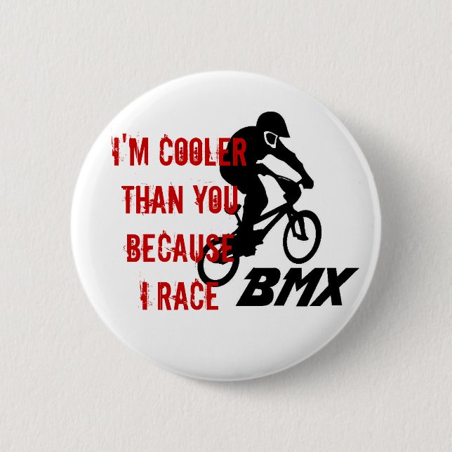 Ich laufe BMX Knopf Button (Vorderseite)