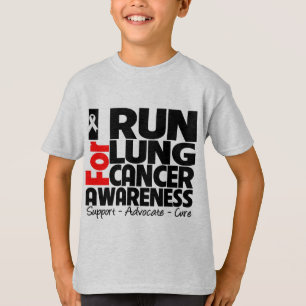 Ich laufe für Lungenkrebs-Bewusstsein T-Shirt