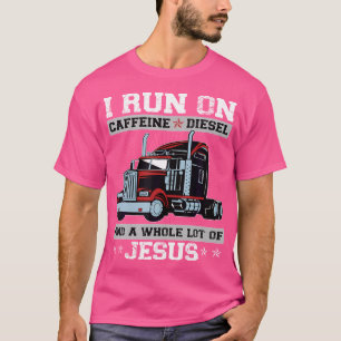 Ich laufe mit Koffein-Diesel und einem ganzen Jesu T-Shirt