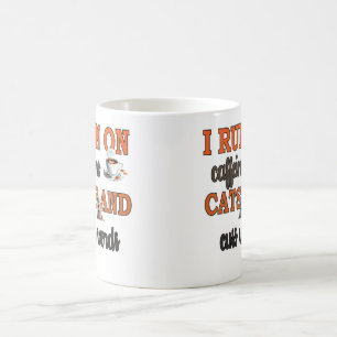 Ich laufe mit Koffein- und Cuss-Wörtern Verwandlungstasse