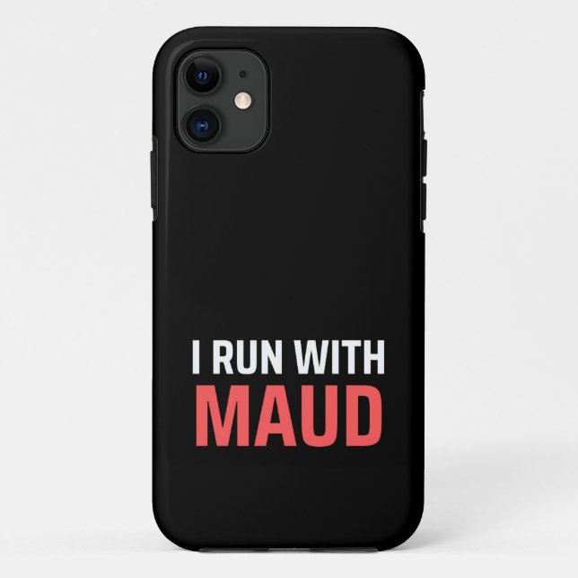 Ich laufe mit Maud Case-Mate iPhone Hülle (Rückseite)