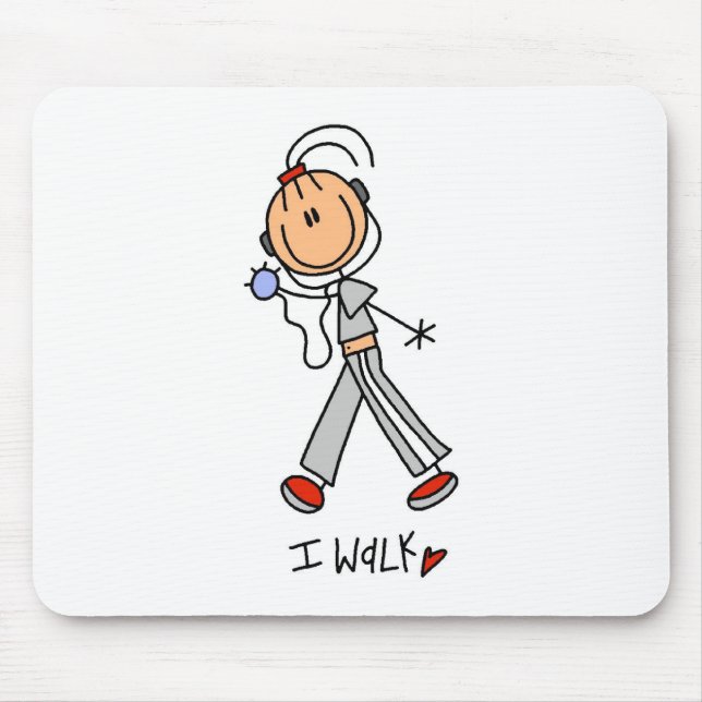 Ich laufe mousepad (Vorne)