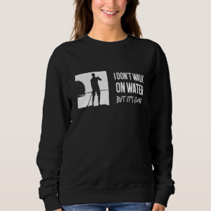 Ich laufe nicht auf dem Shirt und stehe Paddel Boa
