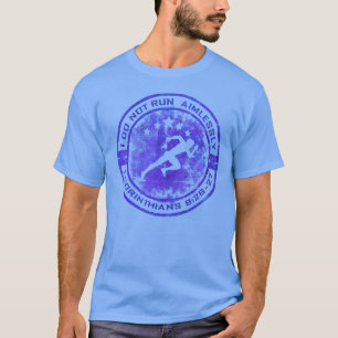 Ich laufe nicht ziellos Christlicher Läufer 1 Kor T-Shirt