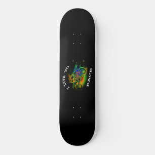 ICH LEBE AUF RACE - Motocross Racer Skateboard